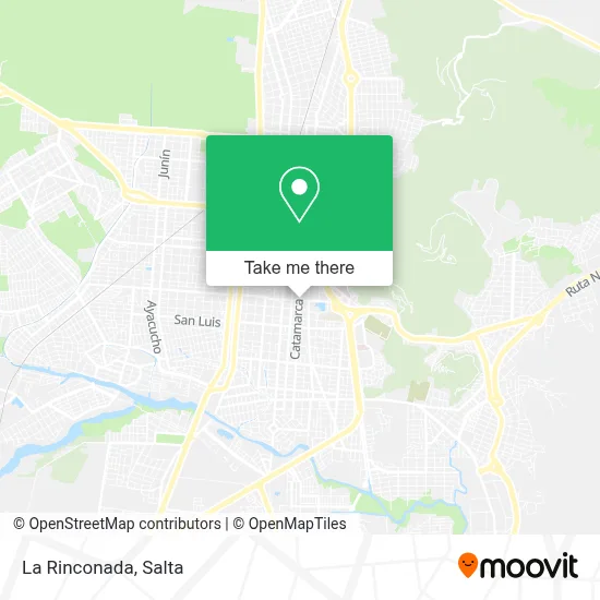 La Rinconada map