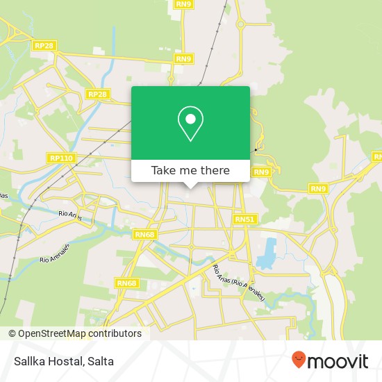 Sallka Hostal map