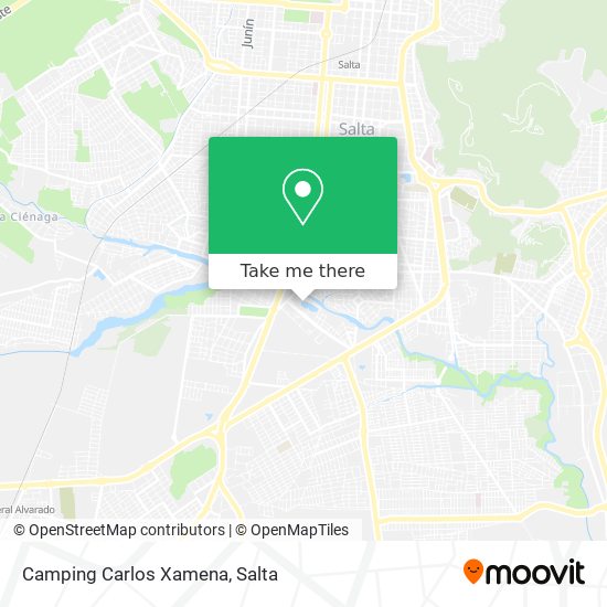 Camping Carlos Xamena map