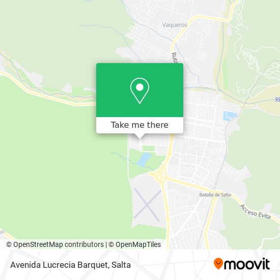 Avenida Lucrecia Barquet map
