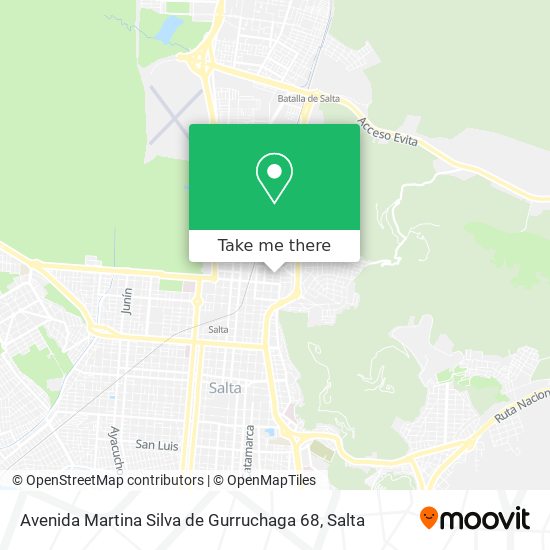 Avenida Martina Silva de Gurruchaga 68 map