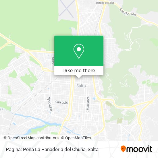 Página: Peña La Panaderia del Chuña map