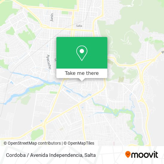 Cordoba / Avenida Independencia map