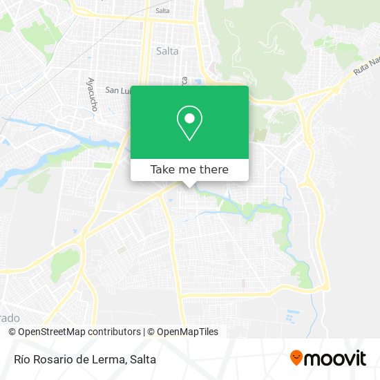 Río Rosario de Lerma map