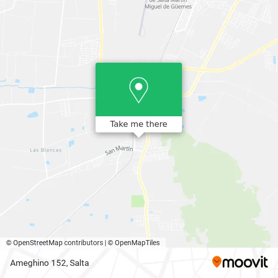 Ameghino 152 map