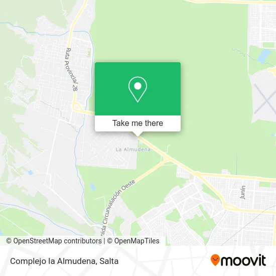 Complejo la Almudena map