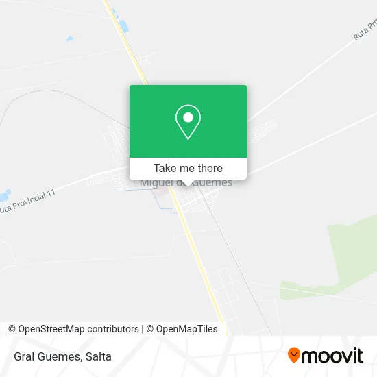 Gral Guemes map
