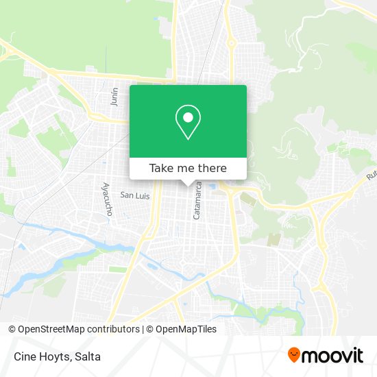 Cine Hoyts map