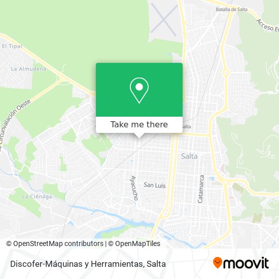 Mapa de Discofer-Máquinas y Herramientas