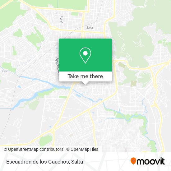 Escuadrón de los Gauchos map