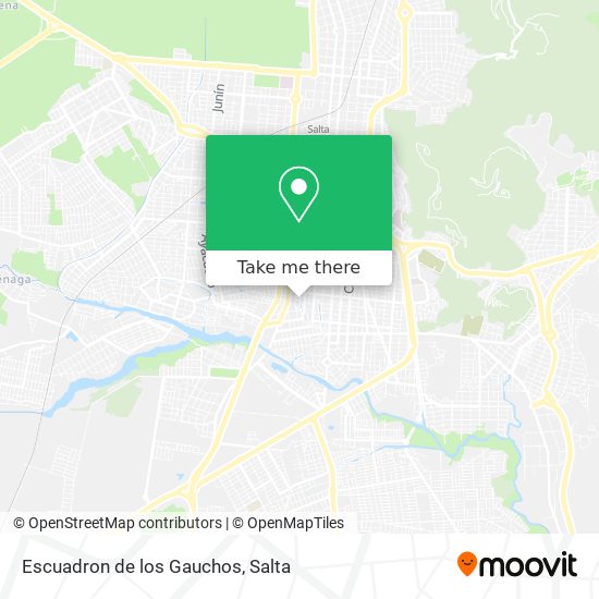 Escuadron de los Gauchos map