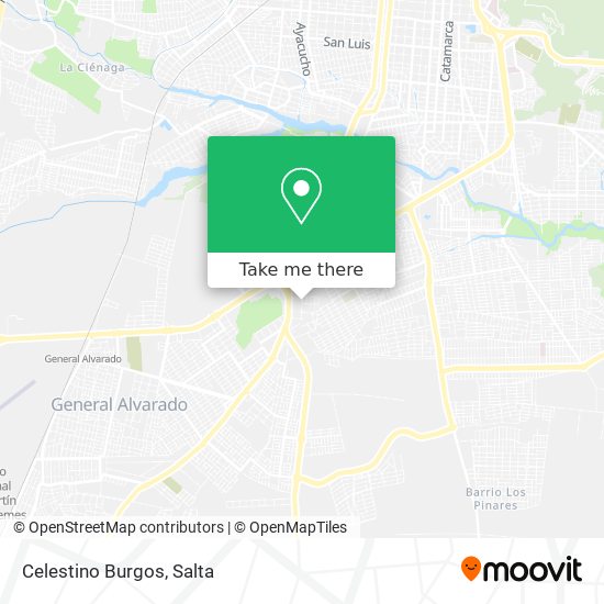 Mapa de Celestino Burgos