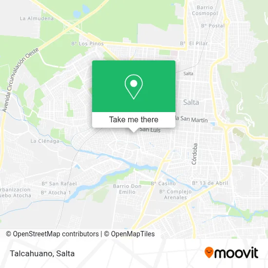 Talcahuano map