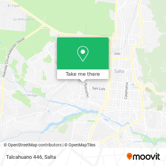 Talcahuano 446 map