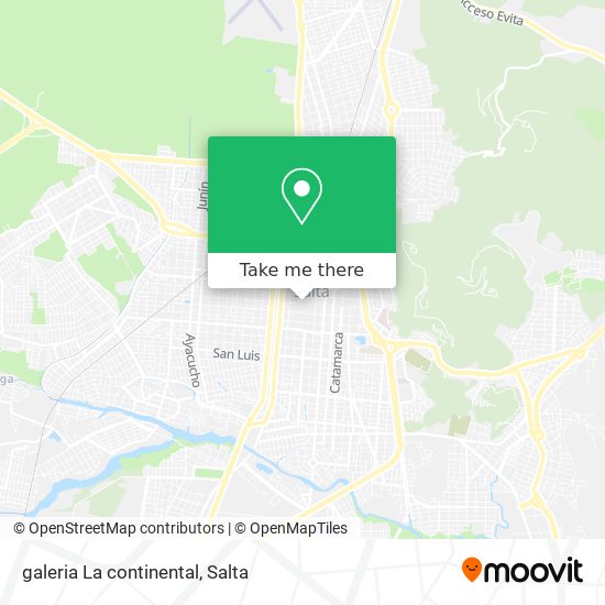 Mapa de galeria La continental