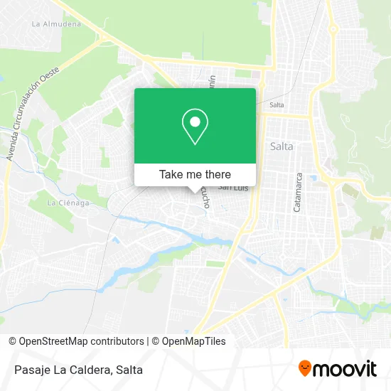 Pasaje La Caldera map