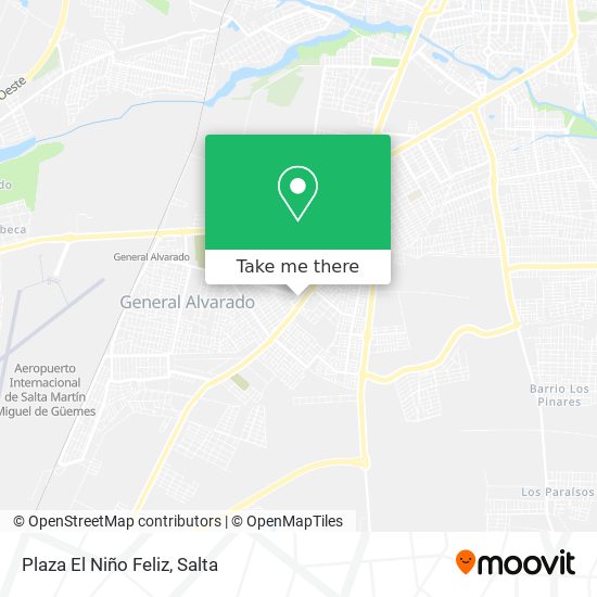 Plaza El Niño Feliz map