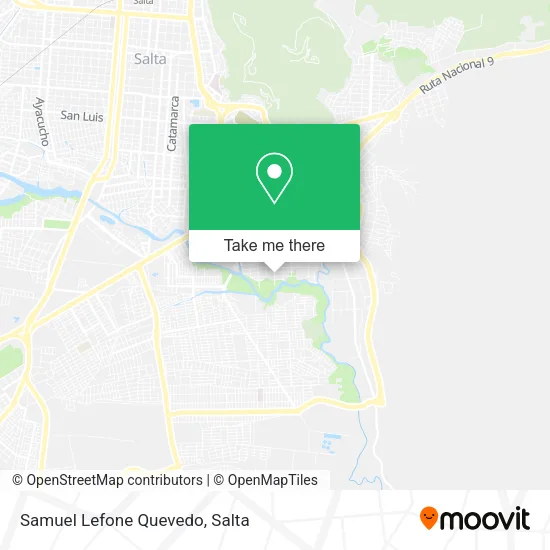 Mapa de Samuel Lefone Quevedo