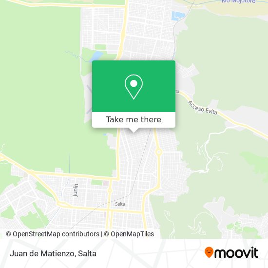 Mapa de Juan de Matienzo