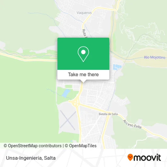 Mapa de Unsa-Ingeniería