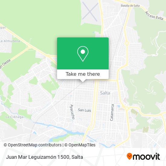 Juan Mar Leguizamón 1500 map