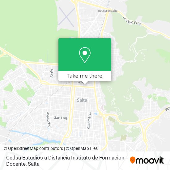 Cedsa Estudios a Distancia Instituto de Formación Docente map