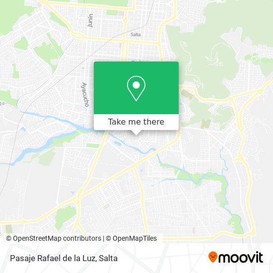 Mapa de Pasaje Rafael de la Luz