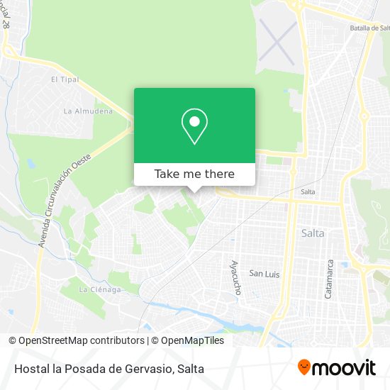 Hostal la Posada de Gervasio map