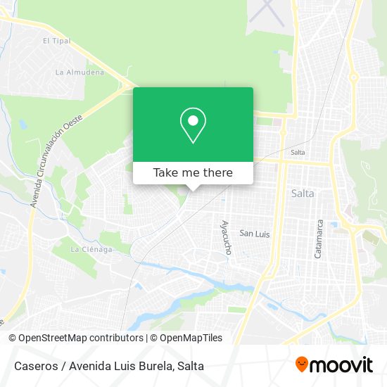 Caseros / Avenida Luis Burela map