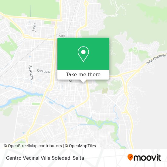 Centro Vecinal Villa Soledad map