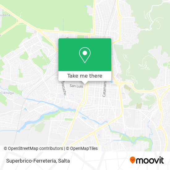 Superbrico-Ferretería map