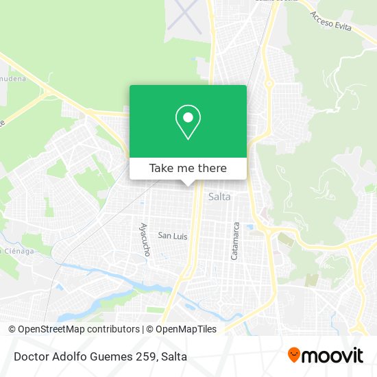 Doctor Adolfo Guemes 259 map