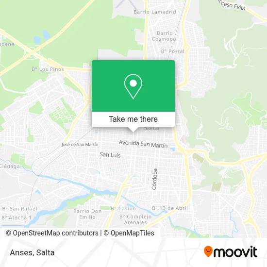 Anses map