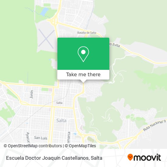Escuela Doctor Joaquín Castellanos map
