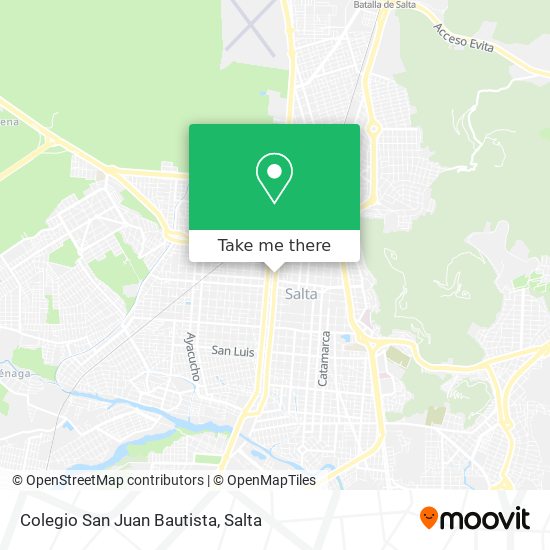 Mapa de Colegio San Juan Bautista
