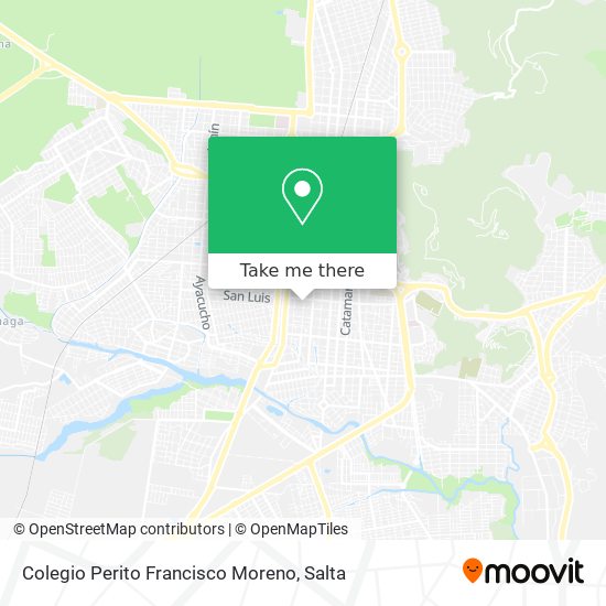 Mapa de Colegio Perito Francisco Moreno