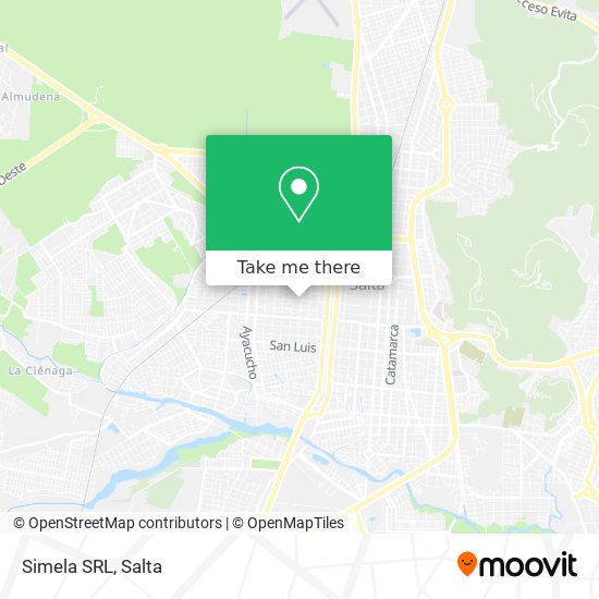 Simela SRL map