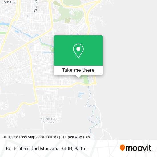 Bo. Fraternidad Manzana 340B map