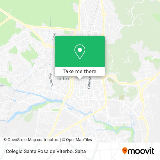 Colegio Santa Rosa de Viterbo map