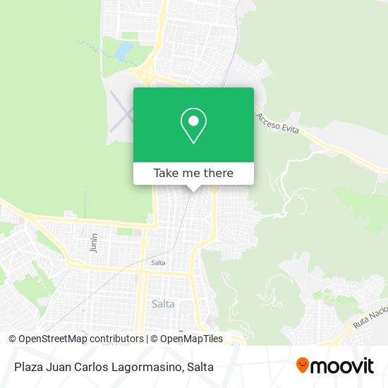 Plaza Juan Carlos Lagormasino map