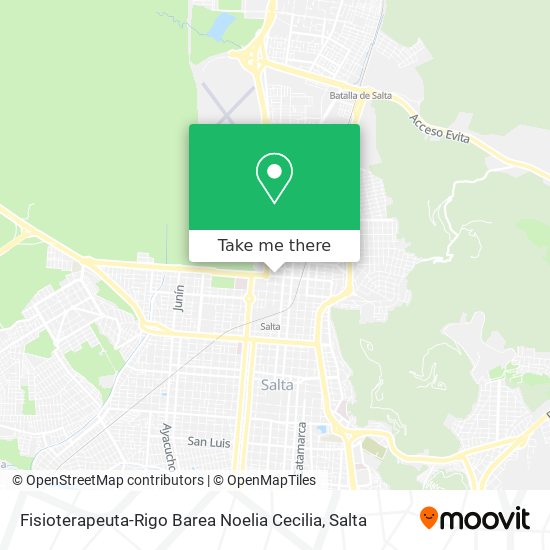 Mapa de Fisioterapeuta-Rigo Barea Noelia Cecilia