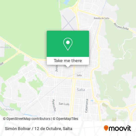 Simón Bolívar / 12 de Octubre map