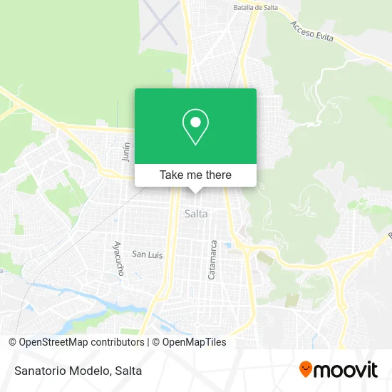 Sanatorio Modelo map