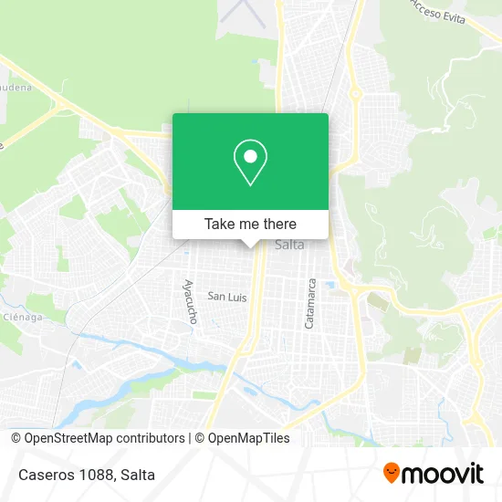 Caseros 1088 map