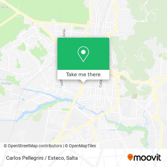 Carlos Pellegrini / Esteco map