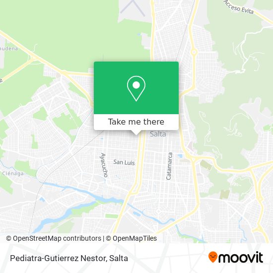Pediatra-Gutierrez Nestor map