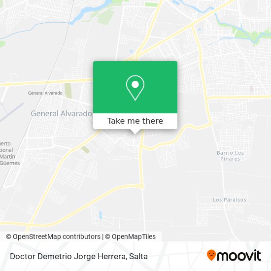 Doctor Demetrio Jorge Herrera map