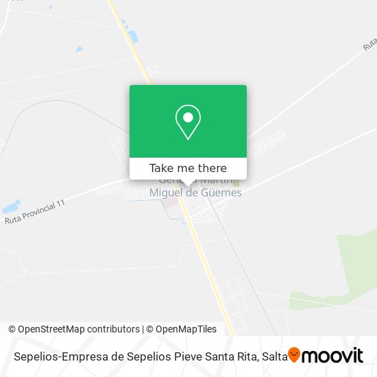 Mapa de Sepelios-Empresa de Sepelios Pieve Santa Rita