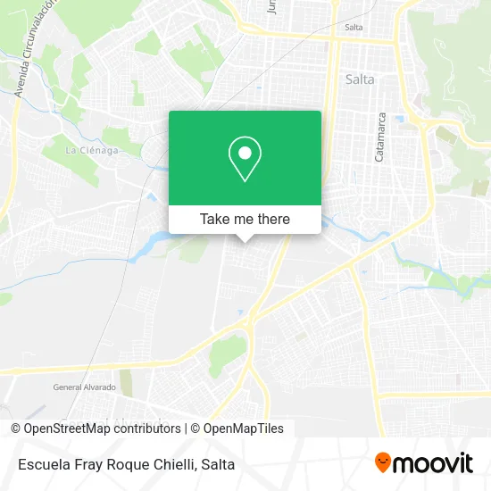 Escuela Fray Roque Chielli map