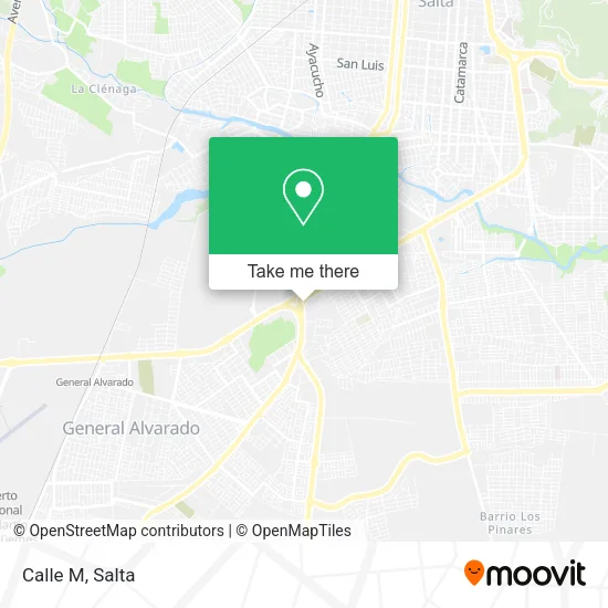 Calle M map